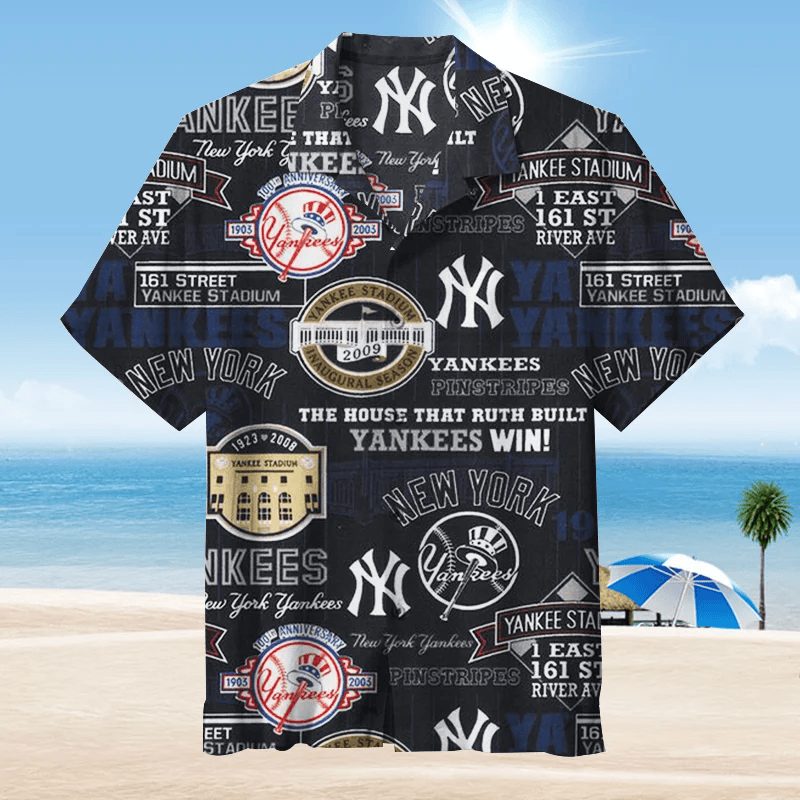 New York Yankees , Mlb Hawaiian Shirt Cn