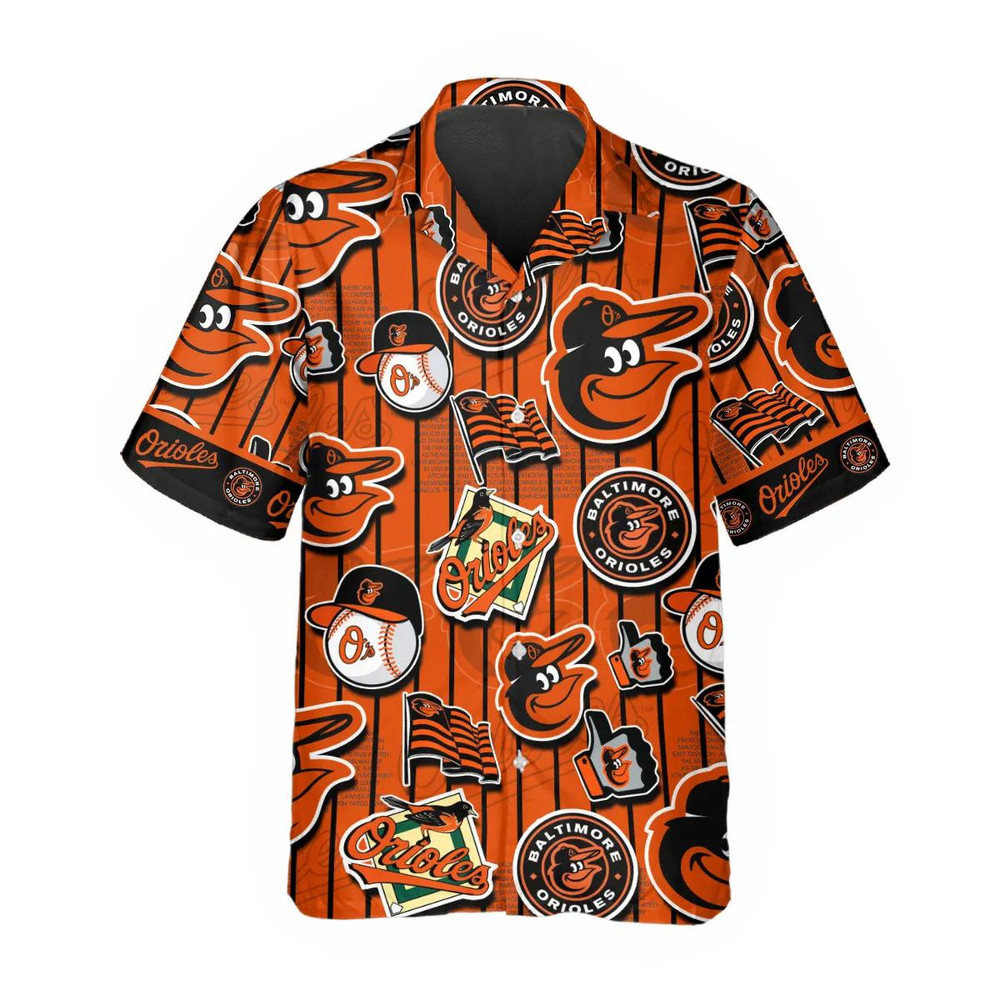 Baltimore Orioles 3D All Over Print Hawaiian Shirt Xm