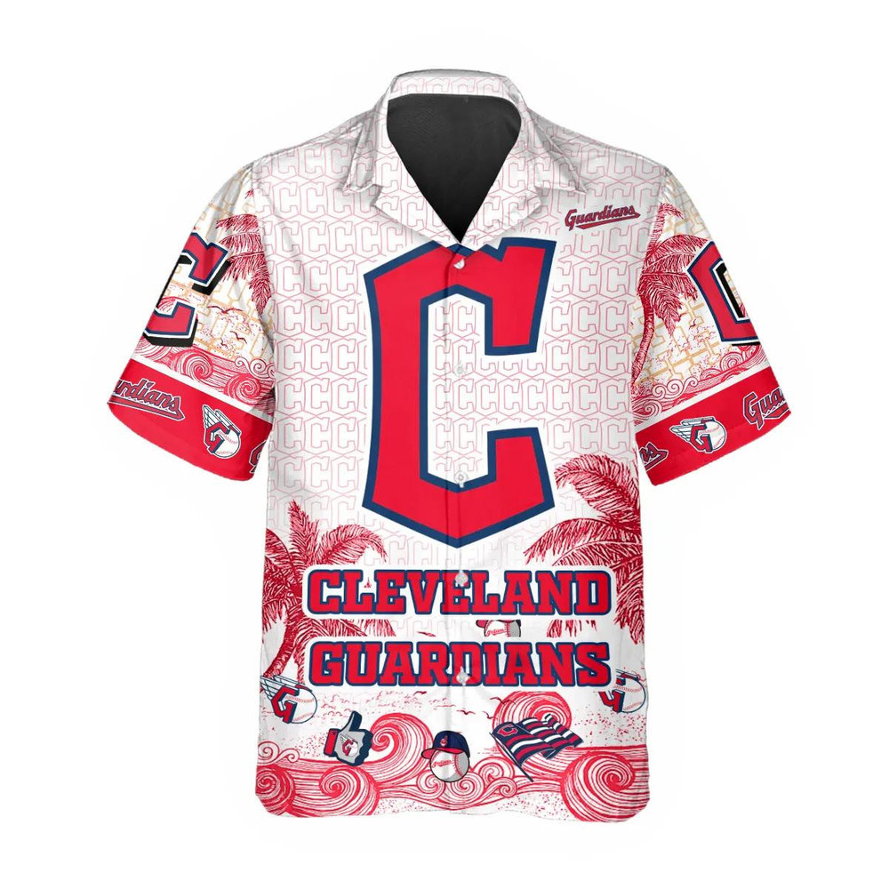 Cleveland Guardians 3D All Over Print Hawaiian Shirt Xm