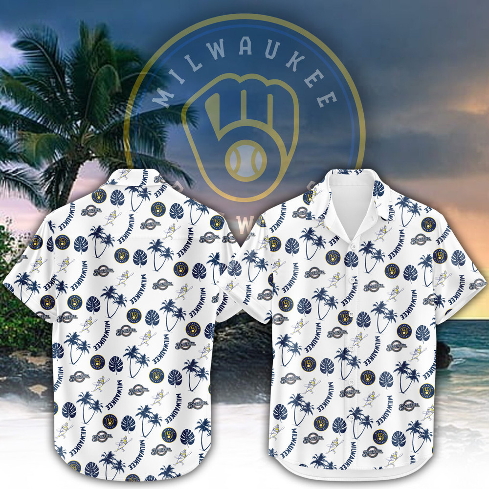 Limited Edition Milwaukee Brewers Hawaiian Shirt
