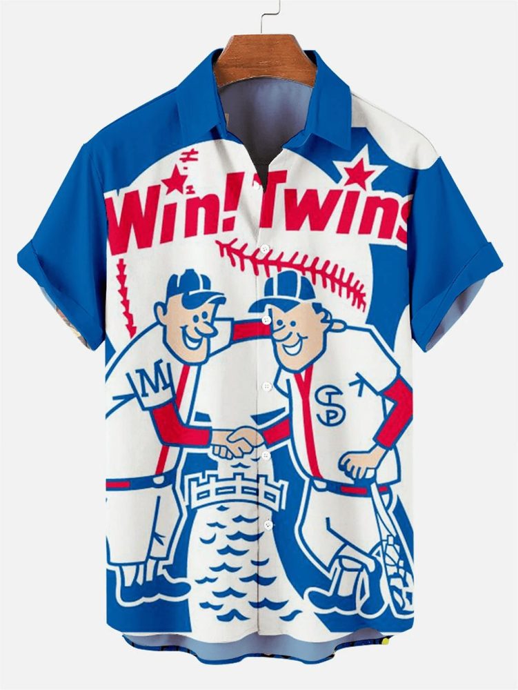Minnesota Twins Baseball Graphic Hawaiian Shirt