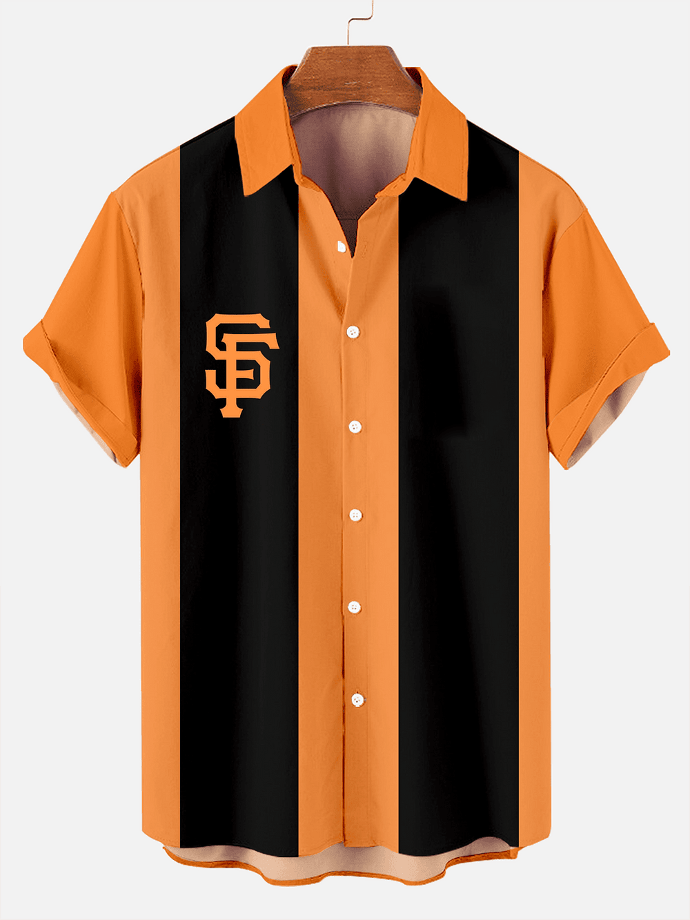 San Francisco Giants Contrast Classic Baseball Team Hawaiian Shirt