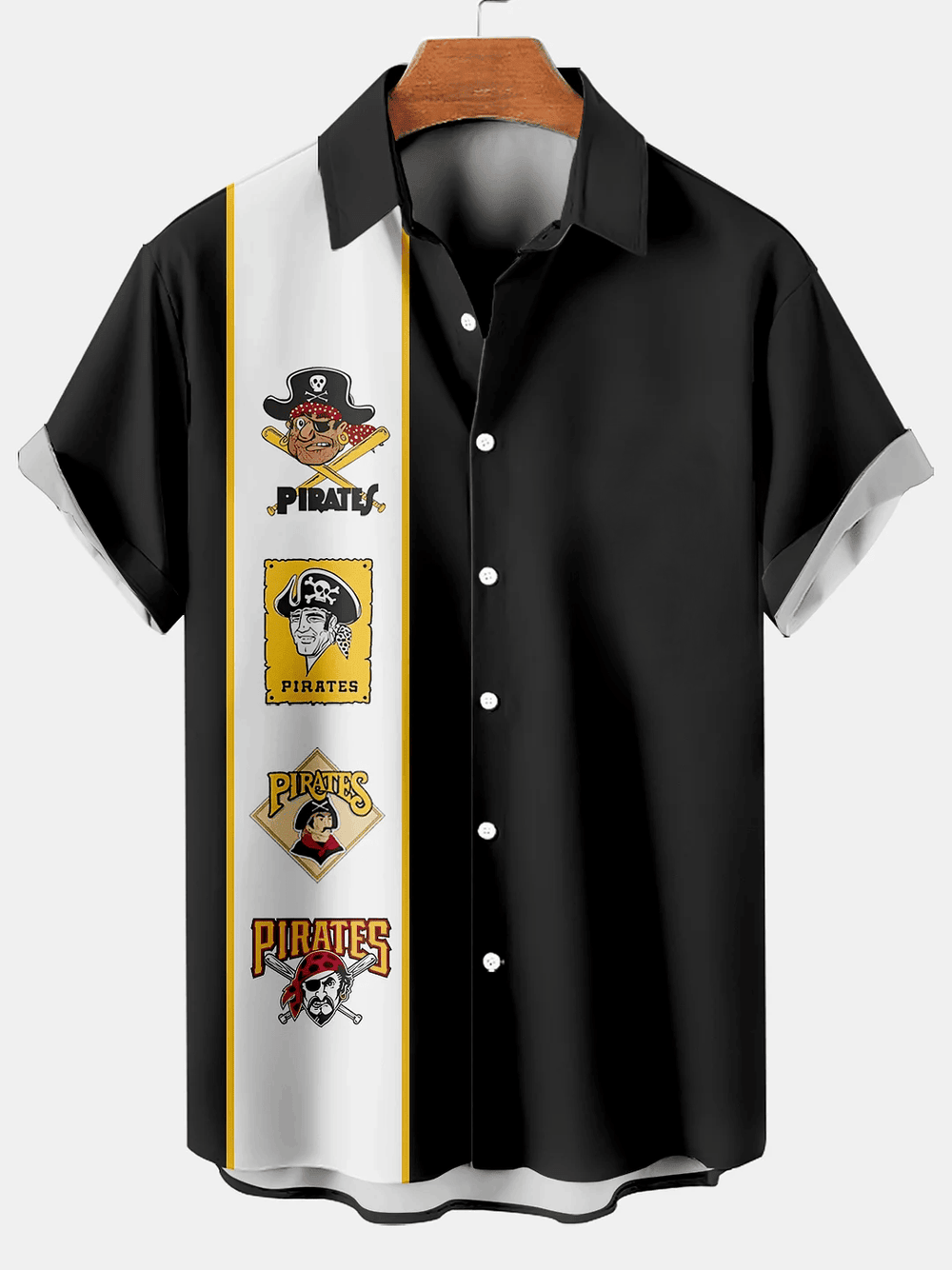 Pittsburgh Pirates Classic Retro Baseball Team Print Hawaiian Shirt
