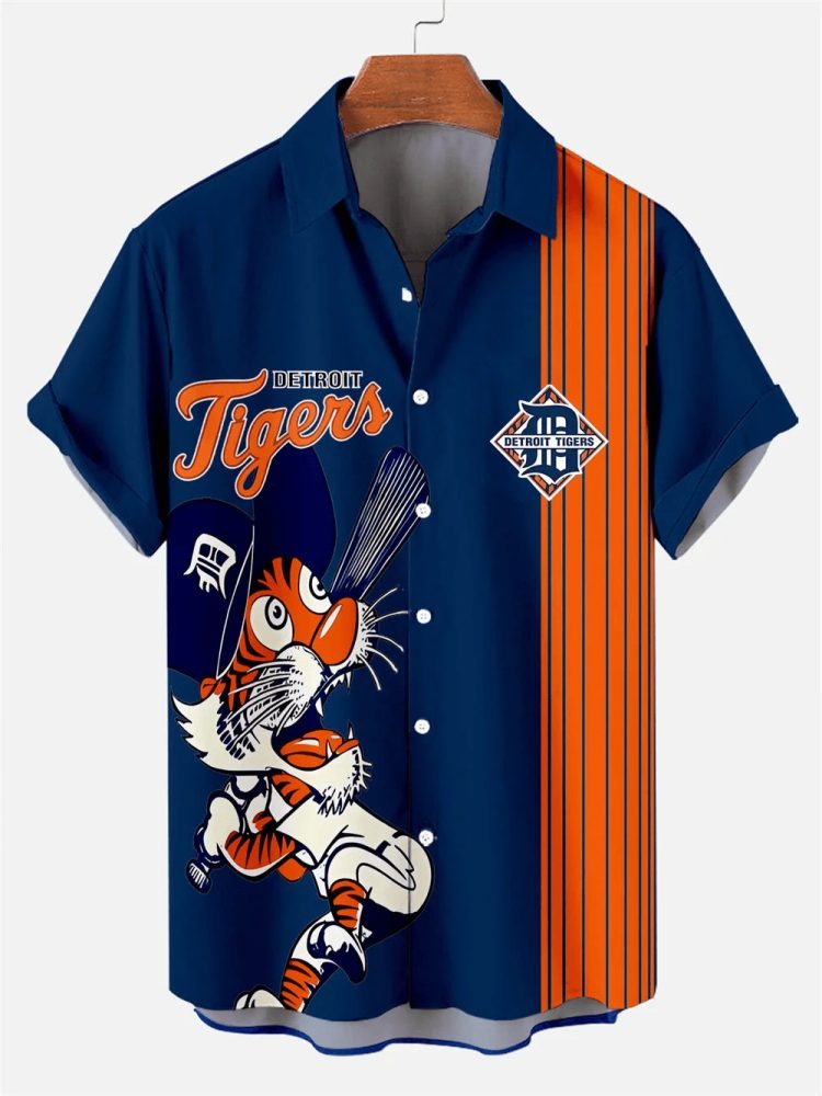 Detroit Tigers Classic Baseball Game Team Hawaiian Shirt