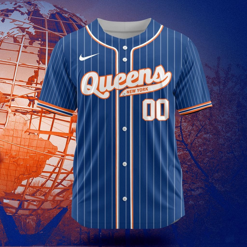 Mlb New York Mets Personalized City Connect Concept Design Baseball Jersey St2401