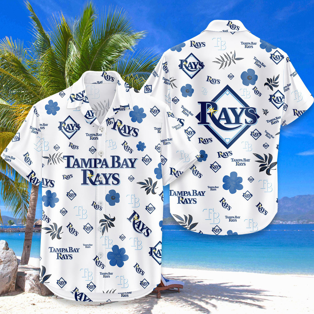 Tampa Bay Rays Hawaiian Shirt Tropical Beach