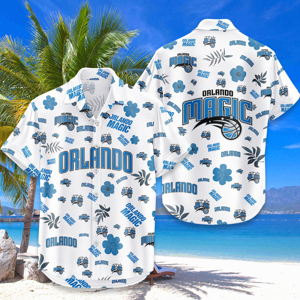 Orlando Magic Hawaiian Shirt Tropical Beach