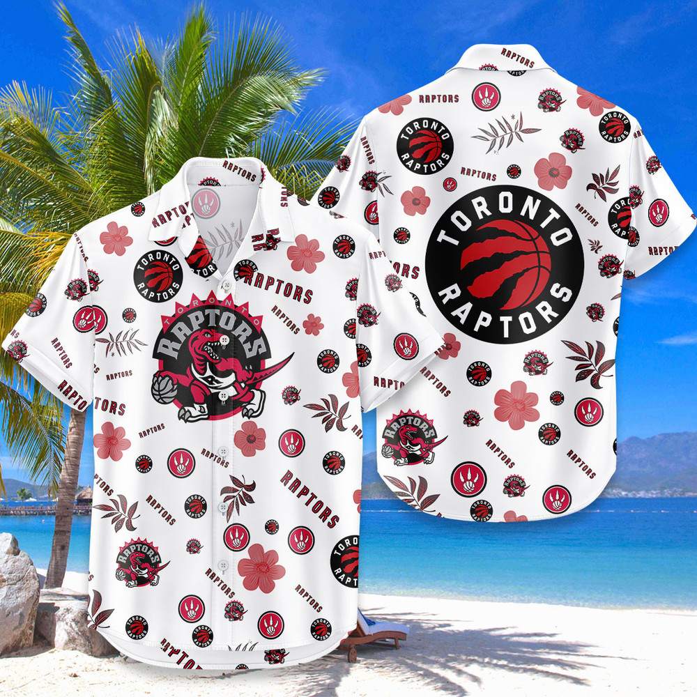 Toronto Raptors Hawaiian Shirt Tropical Beach