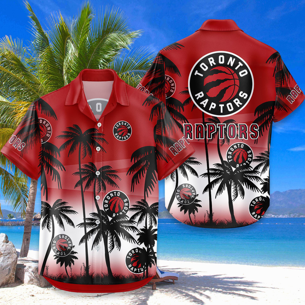 Toronto Raptors Hawaiian Shirt Coconut Tree