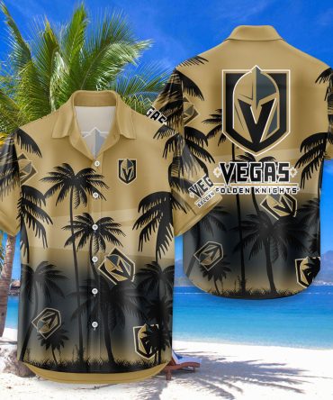 Vegas Golden Knights Hawaiian Shirt Coconut Tree