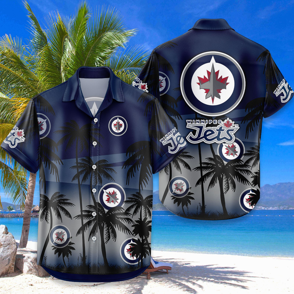 Winnipeg Jets Hawaiian Shirt Coconut Tree