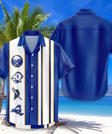 Buffalo Sabres Hawaiian Shirt Classic Color Contrast