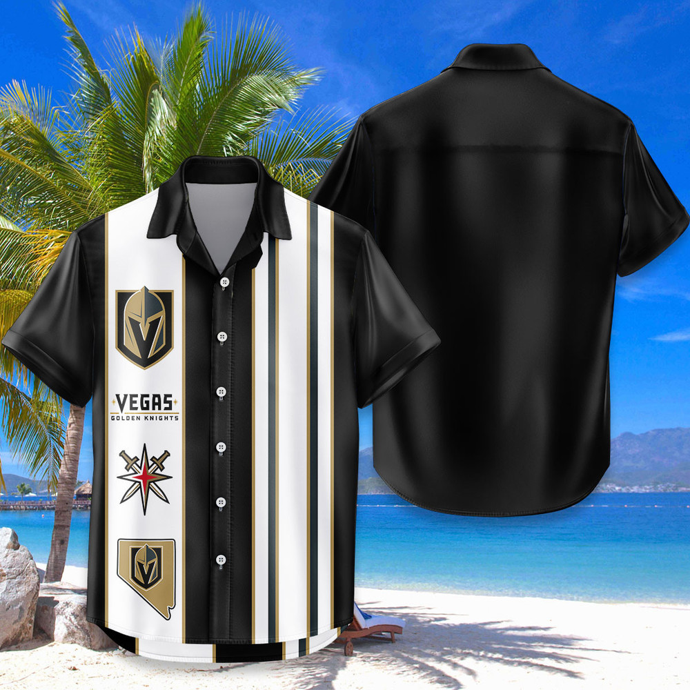 Vegas Golden Knights Hawaiian Shirt Classic Color Contrast