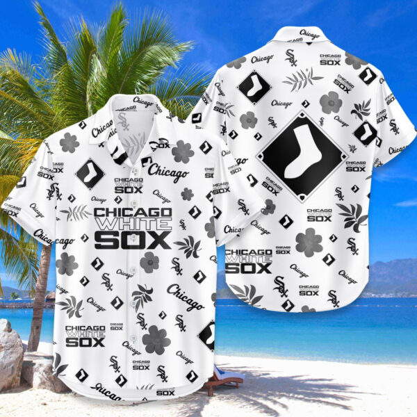 Chicago White Sox Hawaiian Shirt Tropical Beach - Image 4