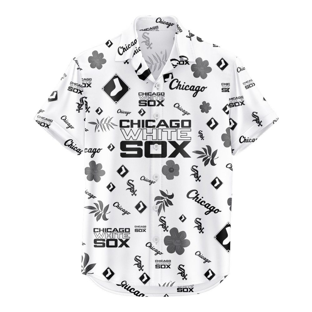 Chicago White Sox Hawaiian Shirt Tropical Beach - Image 2