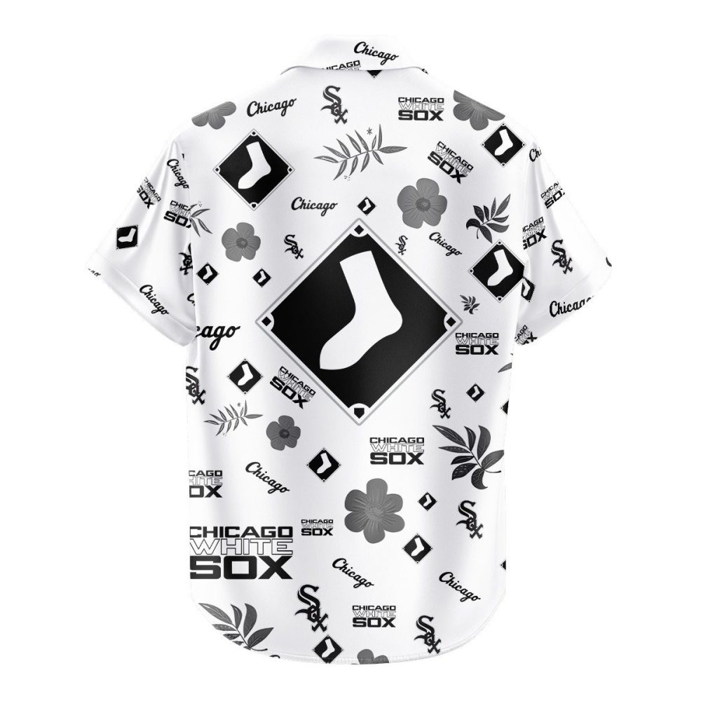 Chicago White Sox Hawaiian Shirt Tropical Beach - Image 3