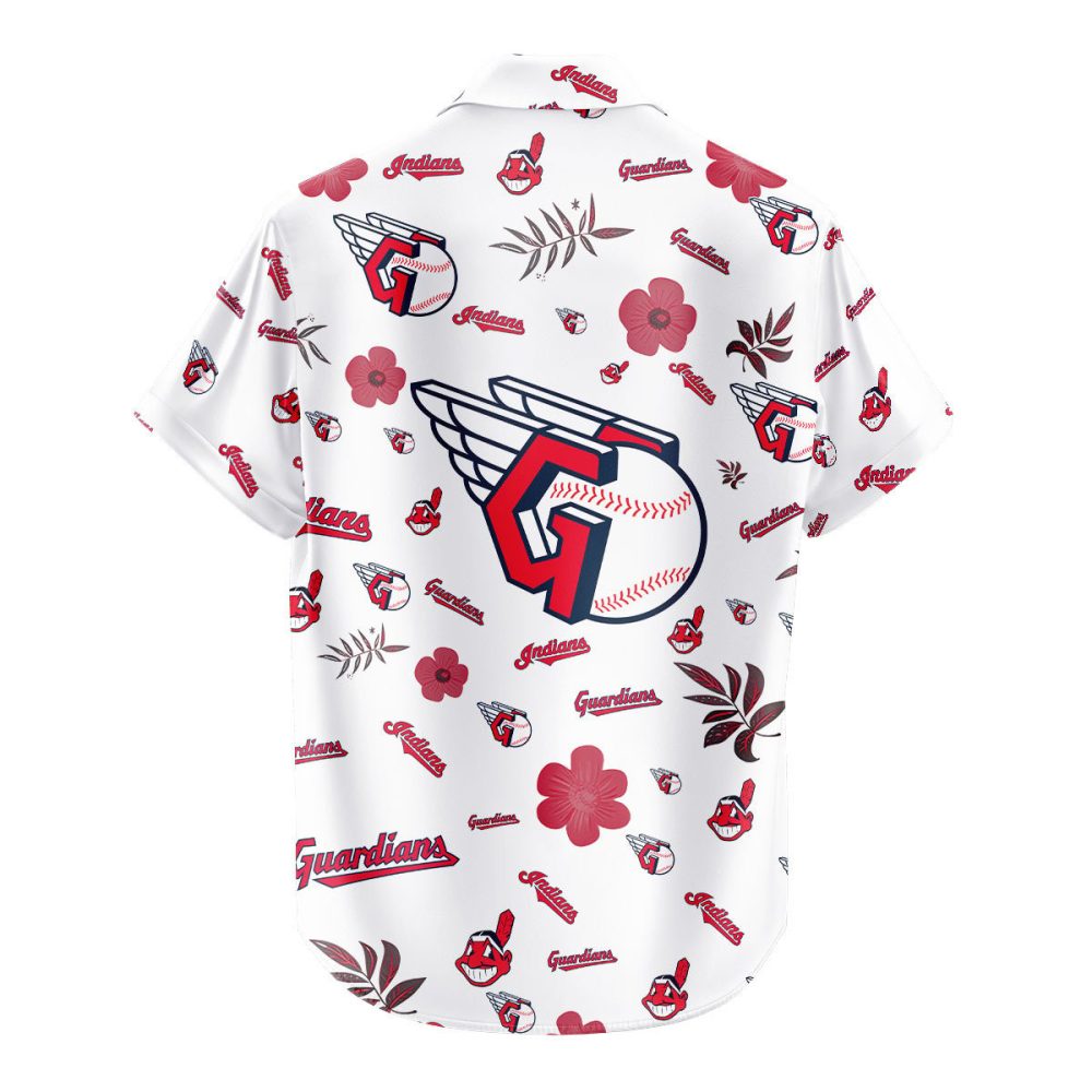 Cleveland Guardians Hawaiian Shirt Tropical Beach - Image 3