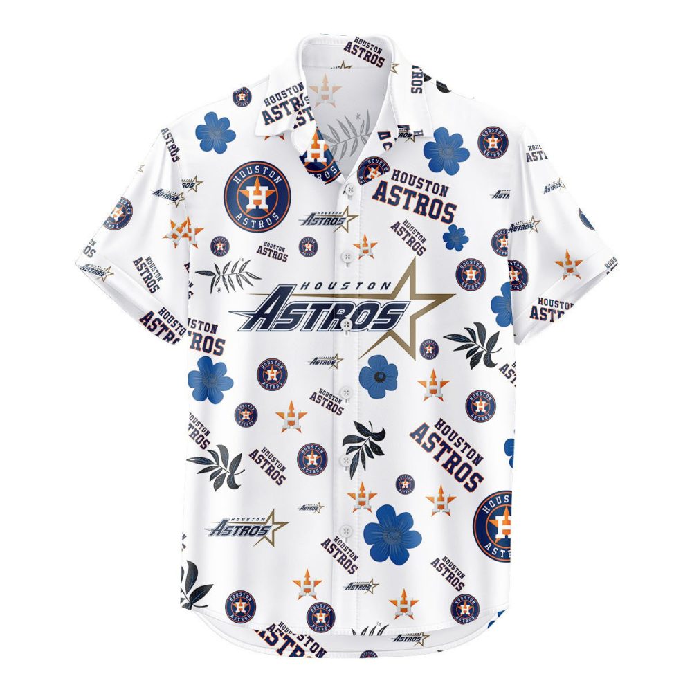 Houston Astros Hawaiian Shirt Tropical Beach - Image 2