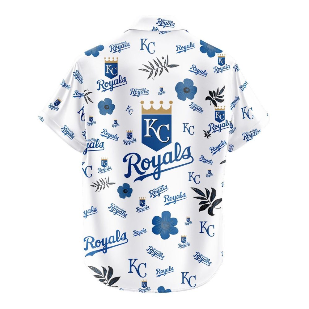 Kansas City Royals Hawaiian Shirt Tropical Beach - Image 3