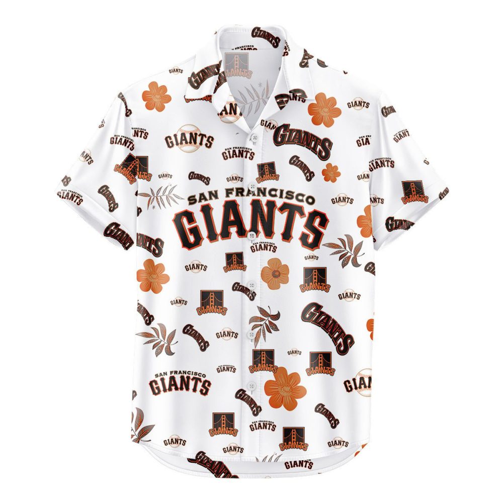 San Francisco Giants Hawaiian Shirt Tropical Beach - Image 2