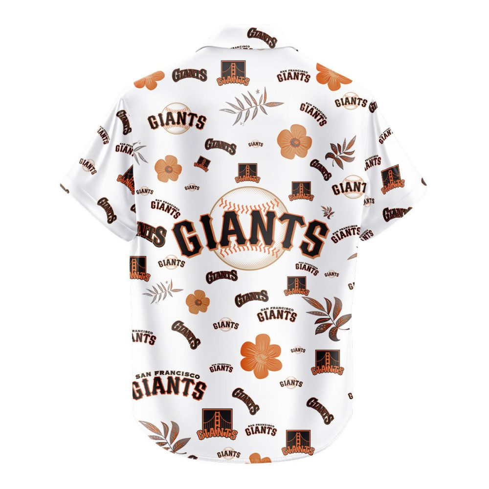San Francisco Giants Hawaiian Shirt Tropical Beach - Image 3