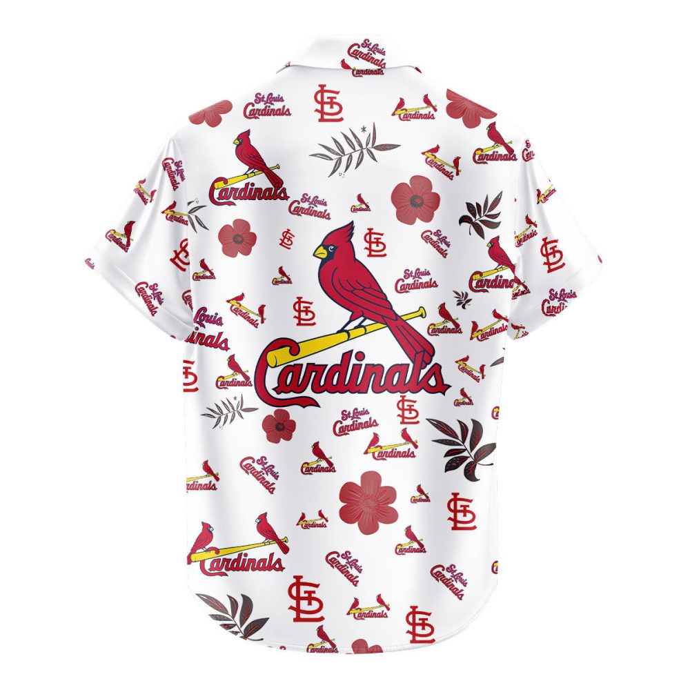 St. Louis Cardinals Hawaiian Shirt Tropical Beach - Image 3