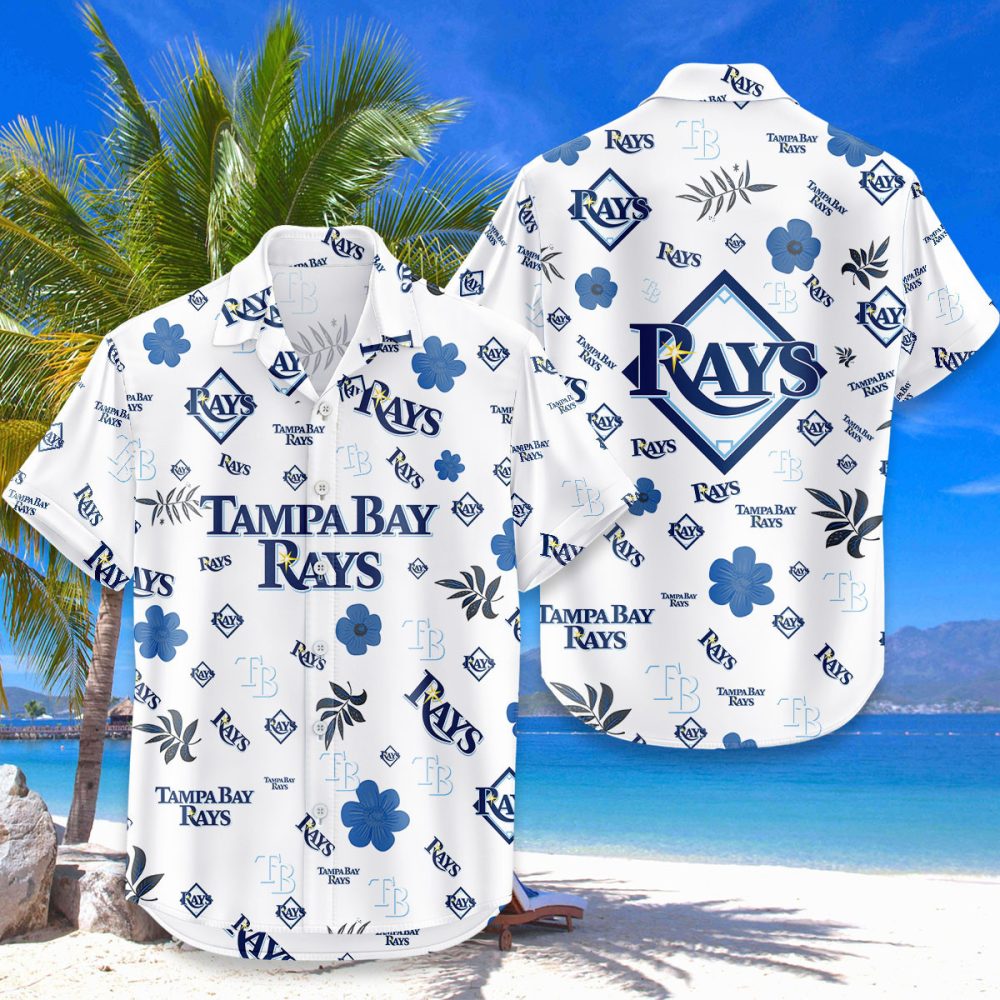 Tampa Bay Rays Hawaiian Shirt Tropical Beach