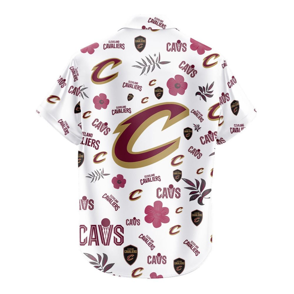 Cleveland Cavaliers Hawaiian Shirt Tropical Beach - Image 3