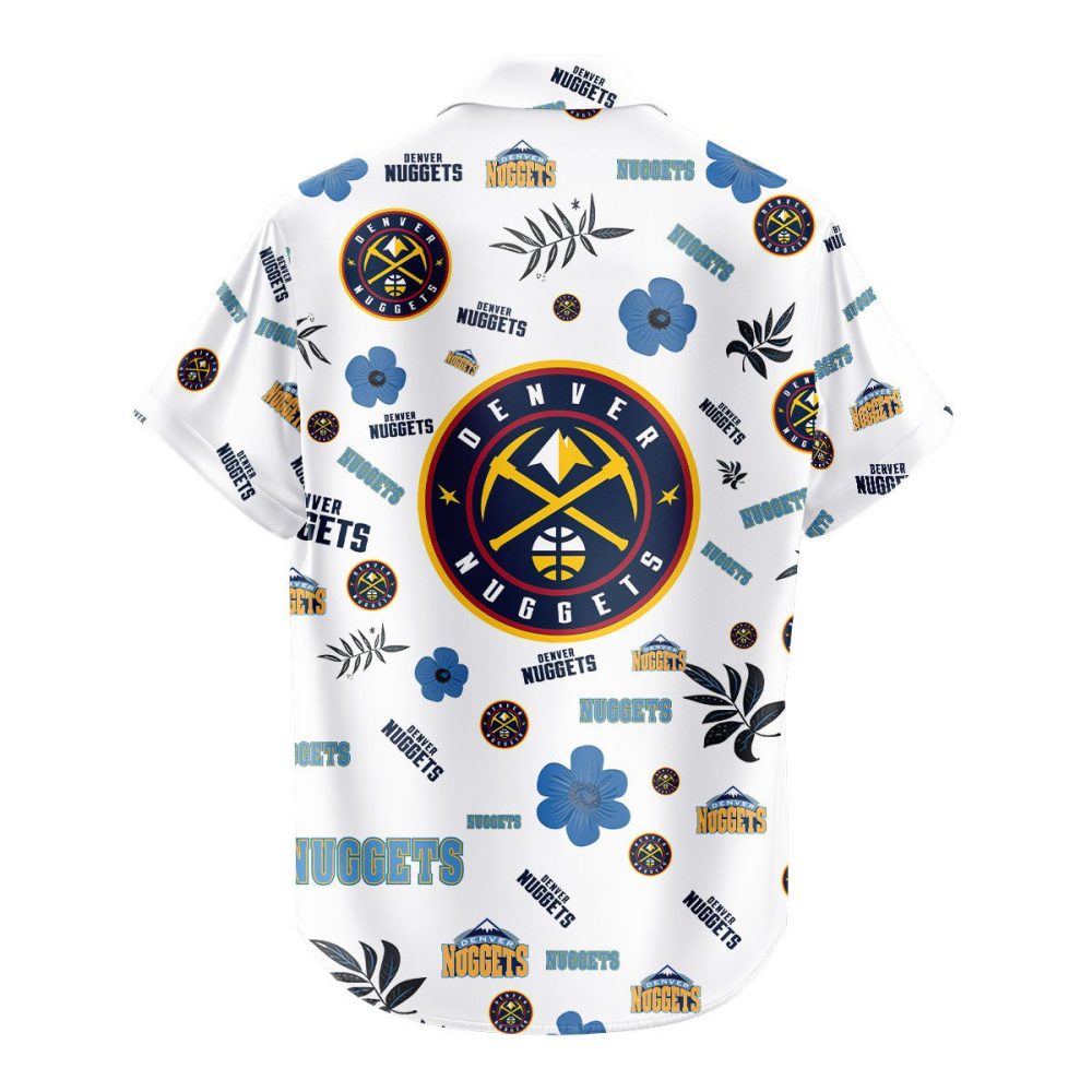 Denver Nuggets Hawaiian Shirt Tropical Beach - Image 3