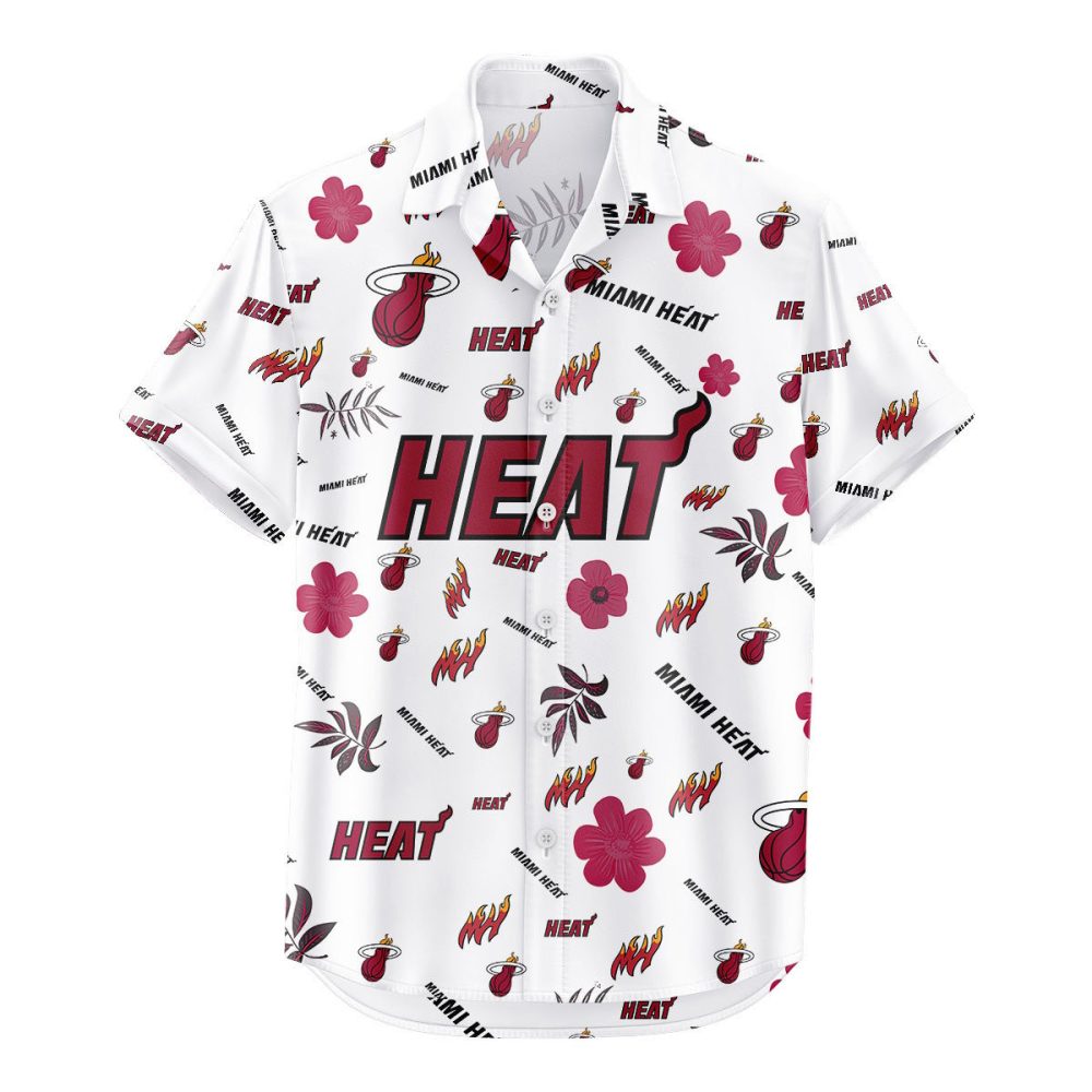 Miami Heat Hawaiian Shirt Tropical Beach - Image 2