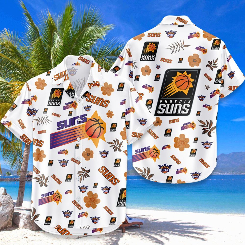 Phoenix Suns Hawaiian Shirt Tropical Beach