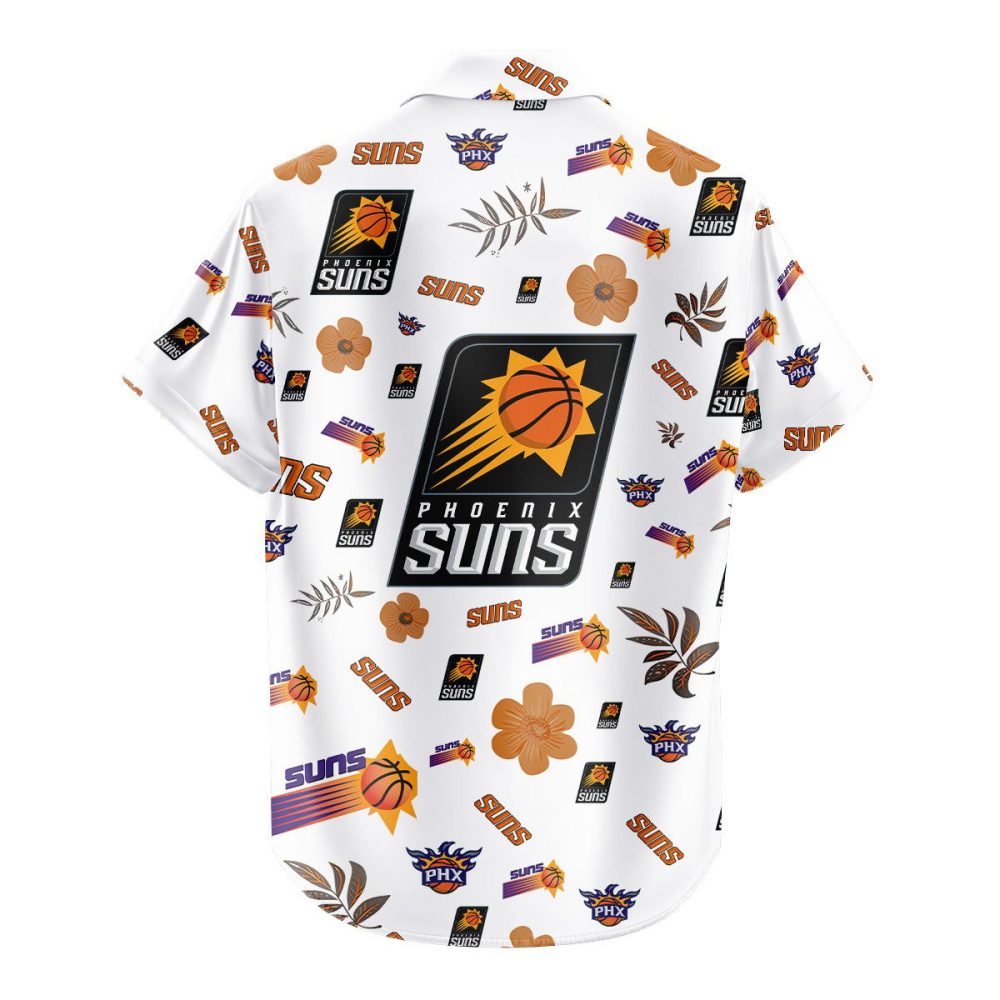 Phoenix Suns Hawaiian Shirt Tropical Beach - Image 3