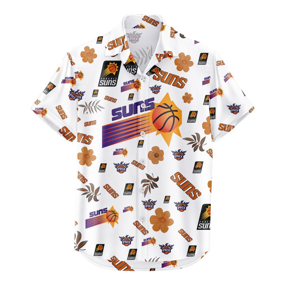 Phoenix Suns Hawaiian Shirt Tropical Beach - Image 2