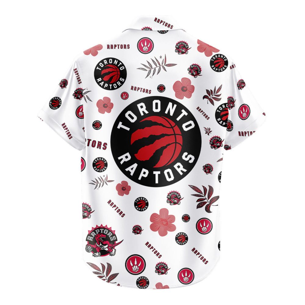 Toronto Raptors Hawaiian Shirt Tropical Beach - Image 3