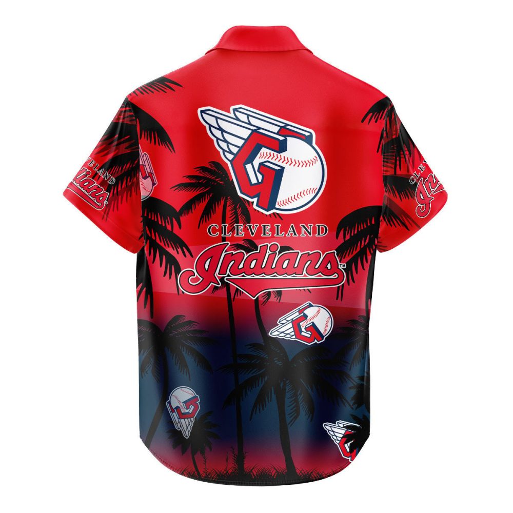 Cleveland Guardians Hawaiian Shirt Coconut Tree - Image 3