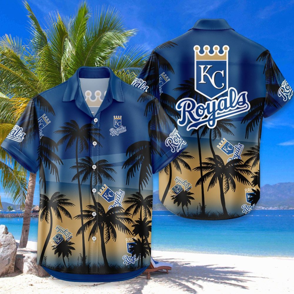 Kansas City Royals Hawaiian Shirt Coconut Tree
