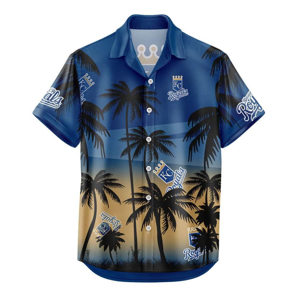 Kansas City Royals Hawaiian Shirt Coconut Tree - Image 2