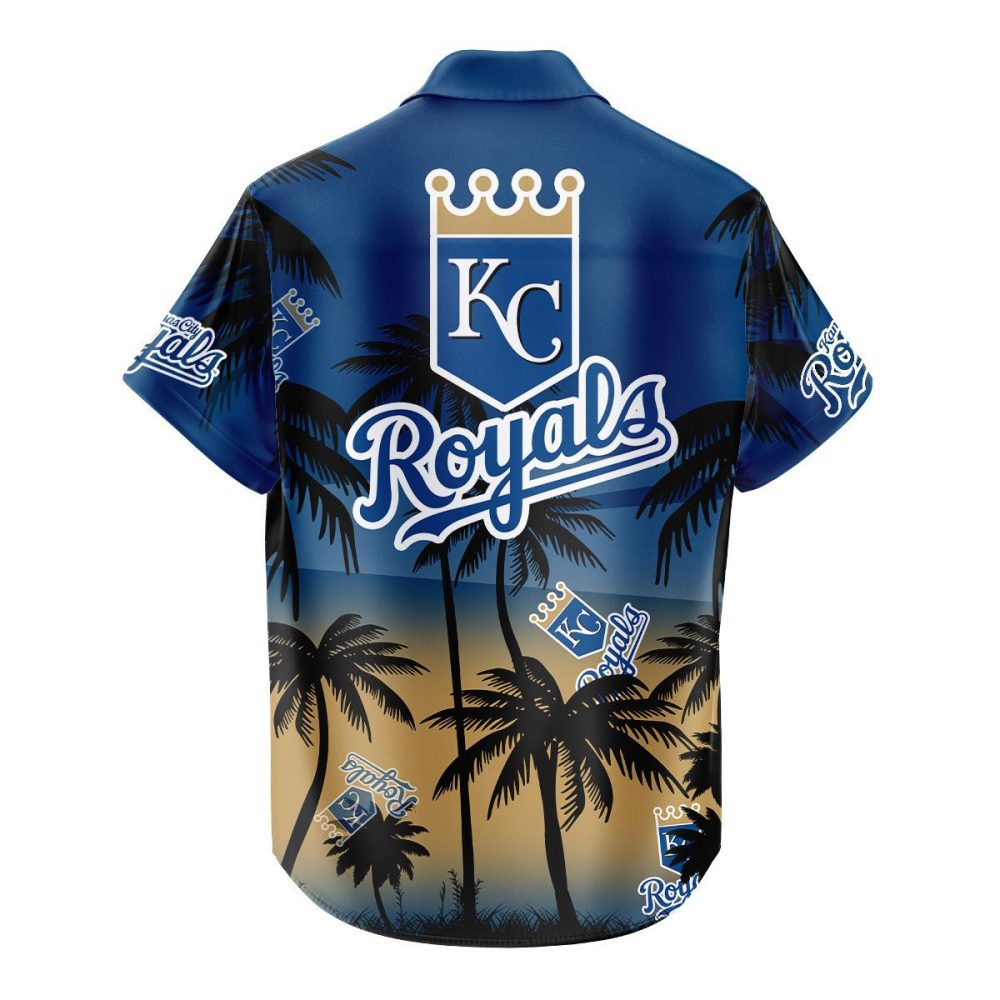 Kansas City Royals Hawaiian Shirt Coconut Tree - Image 3