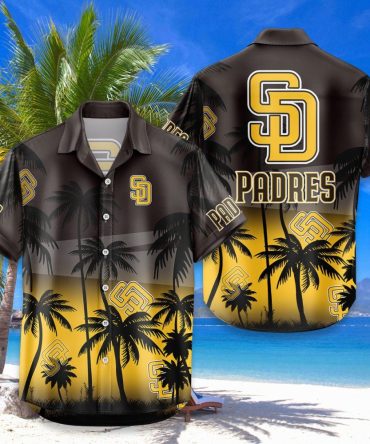 San Diego Padres Hawaiian Shirt Coconut Tree