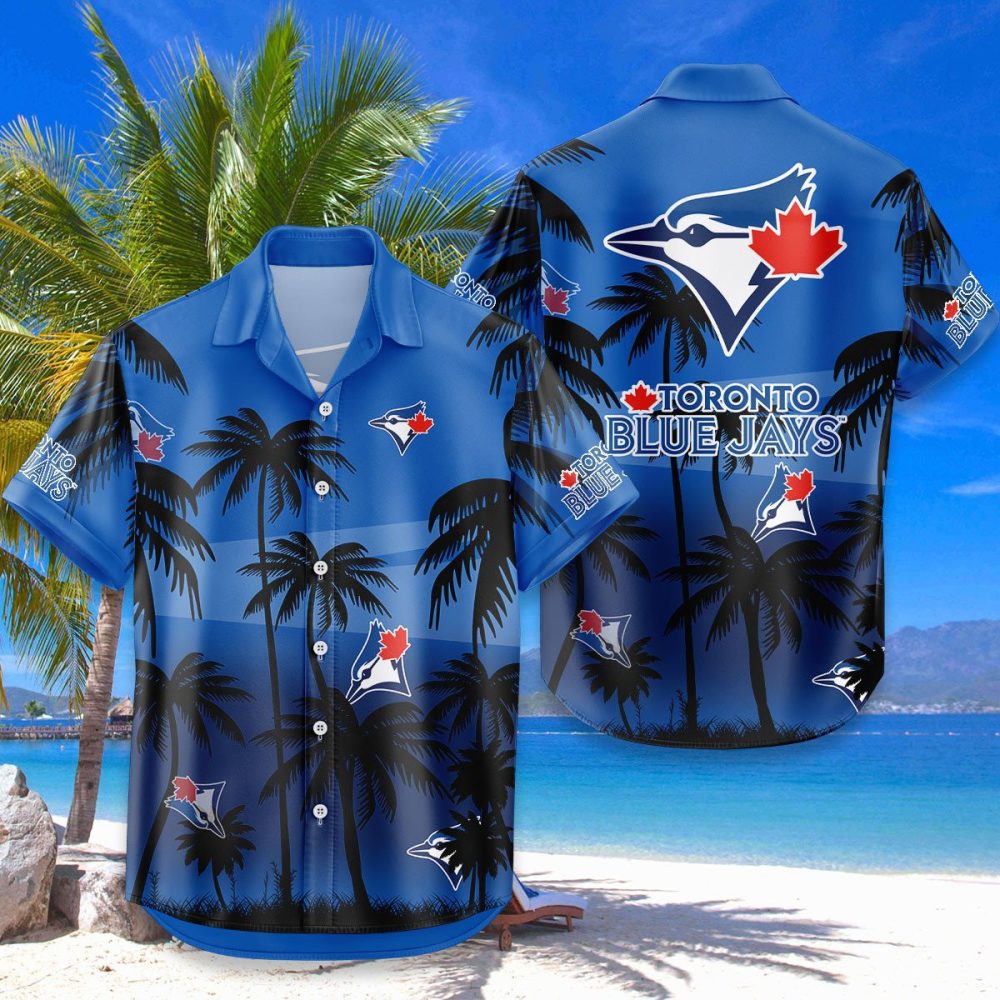 Toronto Blue Jays Hawaiian Shirt Coconut Tree