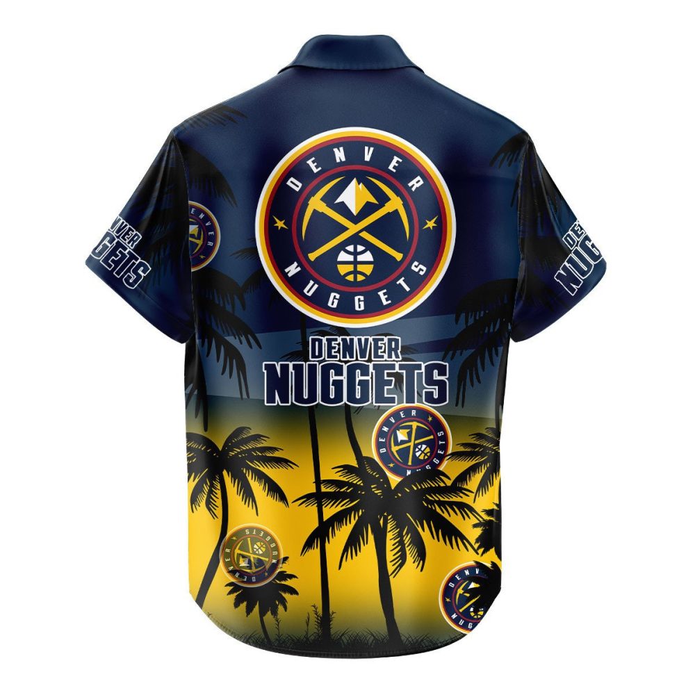 Denver Nuggets Hawaiian Shirt Coconut Tree - Image 3
