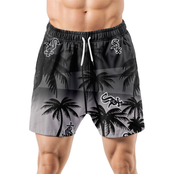 Chicago White Sox Hawaiian Shorts Coconut Tree - Image 5
