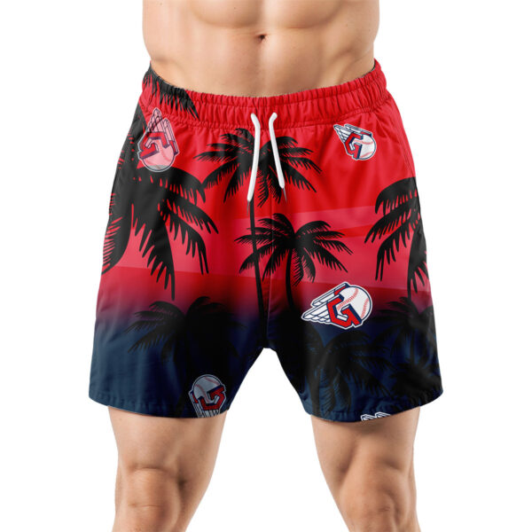 Cleveland Guardians Hawaiian Shorts Coconut Tree - Image 5