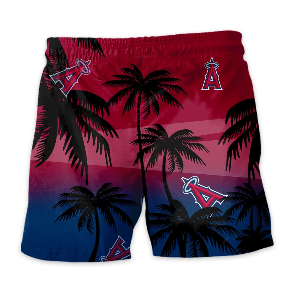 Los Angeles Angels Hawaiian Shorts Coconut Tree - Image 4