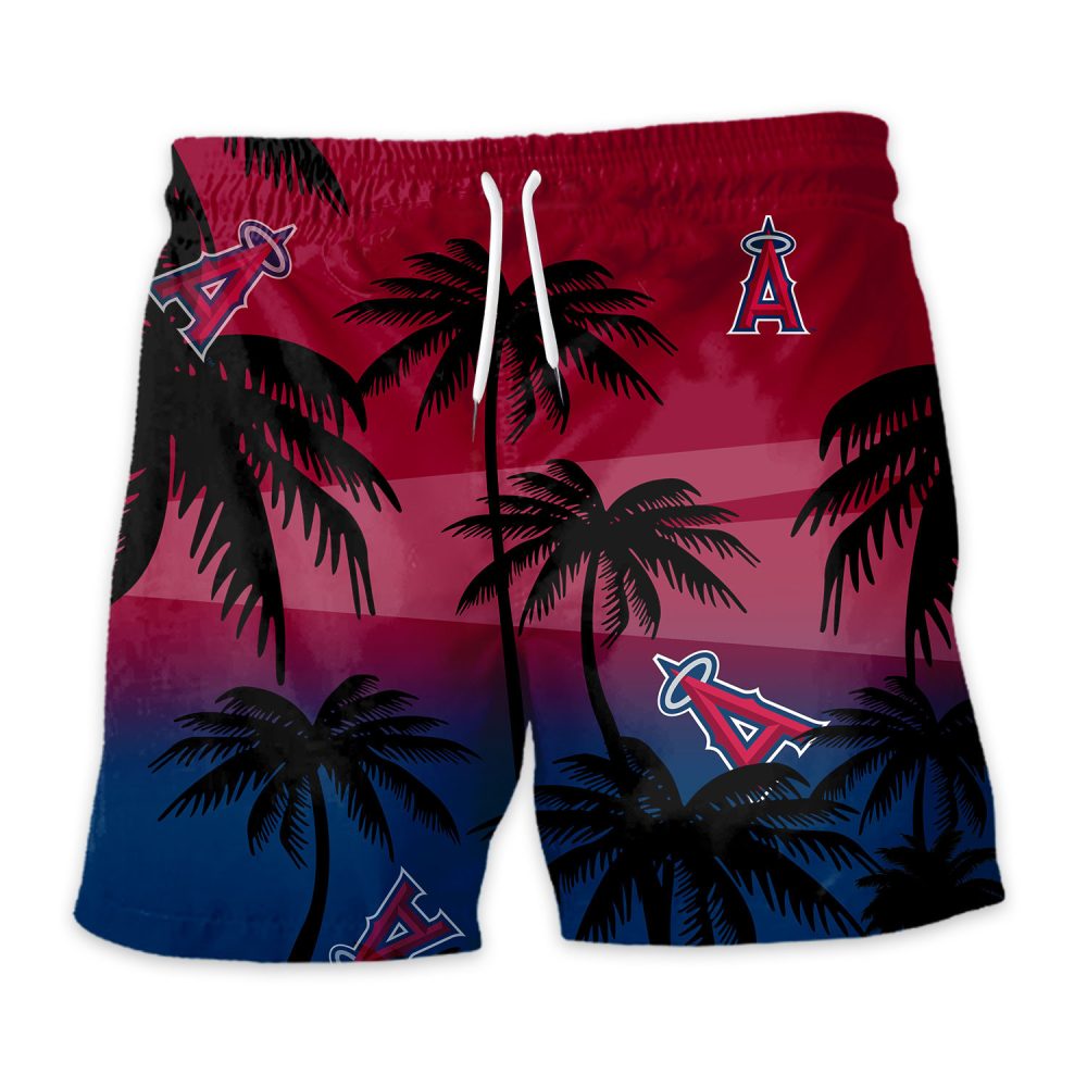 Los Angeles Angels Hawaiian Shorts Coconut Tree - Image 3