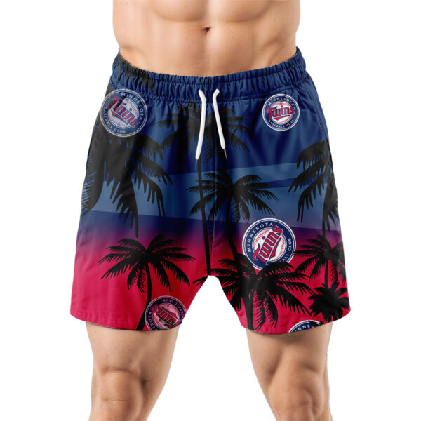 Minnesota Twins Hawaiian Shorts Coconut Tree - Image 5