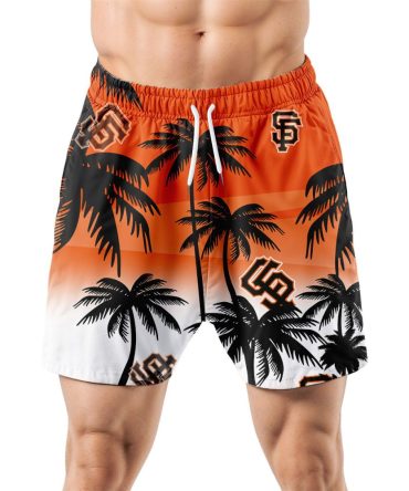 San Francisco Giants Hawaiian Shorts Coconut Tree