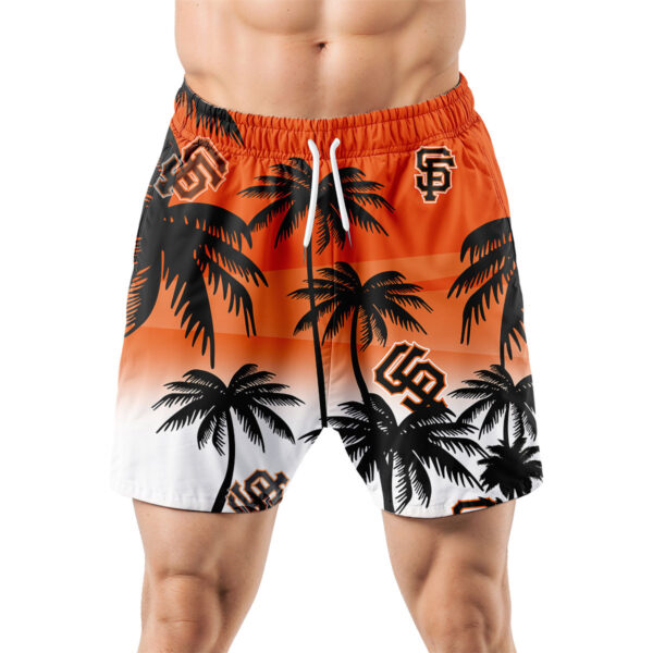 San Francisco Giants Hawaiian Shorts Coconut Tree - Image 5