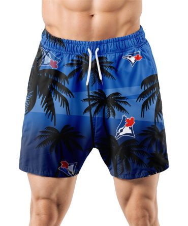 Toronto Blue Jays Hawaiian Shorts Coconut Tree
