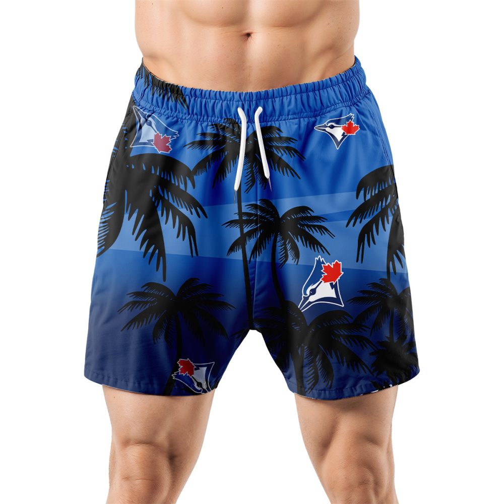 Toronto Blue Jays Hawaiian Shorts Coconut Tree